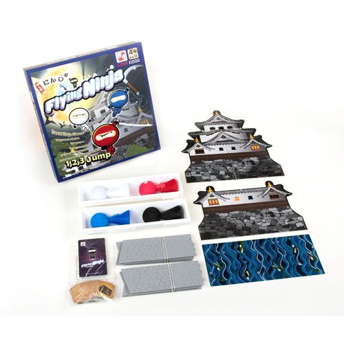 KiddyKiddoUSA Flying Ninja Kids Table top Board Game, Trains Motor Skills and Focus