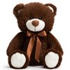 WENMOTDY Super Color Teddy Bear Stuffed Animals Plush Toy for Children Girlfriend Family Chocolate 14 inch