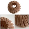 Brown Velvet Hair Clips, Three Rows of Teeth Styling Supplies for Making Ponytail, Bun, and Hairpin for Long Short Curly Straight Hair Accessories Hair Care