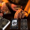 SUNHHX Tarot Cards Set, Tarot Cards for Beginners with Meanings on Them，Tarot Cards with Guide Book for Beginners