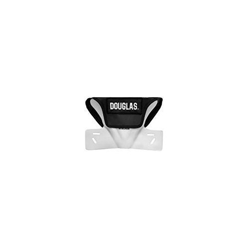 Douglas Football Butterfly Restrictor Cowboy Collar, Attach to Shoulder Pads (Black)