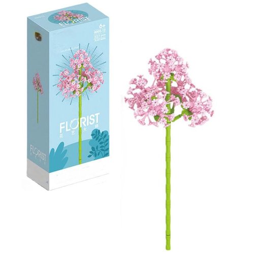 YICHENZHAOXING Mini Bricks Artificial Flower Bouquet Building Sets，DIY Simulation Plant Series Creative Toys,Flower Building Set Velvet 227PCS