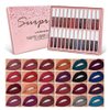 WAQIA 24Pcs Matte Liquid Lipstick Set Waterproof Lip Gloss Kit Long Lasting Lipgloss Kit