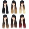 Yunkang Baseball Cap Wig Box Braid Hair Extensions with Hat Black Color Hat Wig with 18inch Long Braided Hair for Women Girls(Black cap 1B)