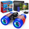 Spider Binoculars Toys for Kids 3 4 5 6 Year Old Boys Girls Toddlers Binoculars Toy Christmas Stocking Stuffers Birthday Gifts Bird Watching Outdoor Camping Adventure Toy for Kid Boy Ages 3-5 4-6