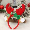 JOINPAYA 2Pcs Reindeer Antlers Headband: Christmas Cosplay Hairbands Xmas Headwear for Holiday Costume Party Supplies