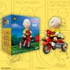 Super7 Peanuts Super Cycles - Charlie Brown (Yellow Shirt w/Red Trike) Action Figure