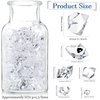 Nuanchu Fake Ice Cubes Clear Acrylic gems Crystals Vase Fillers for Centerpieces Faux Rocks Jewels Display Decor for Photography Accessories Party Decoration(1140 Pieces)