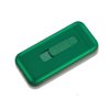 Cigarette Case with Lighter Cigarettes Box Portable 20pcs 100s Slim Cigarettes USB Lighters 2 in 1 Rechargeable Flameless Windproof Electric Lighter (Green)