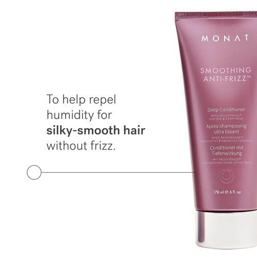 MONAT Smoothing Deep Conditioner with Rejuveniqe® - Anti-Frizz, Long-Lasting Frizz Control for Damaged Hair - Net Wt. 178 ml / 6 fl. oz