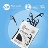 The Humble Co. Floss Picks (200 Count) – Plant Based Dental Floss Picks for Superior Oral Care, Dental Hygiene, and Gum Health, Cruelty Free Tooth Floss Picks (Charcoal, Double Thread)