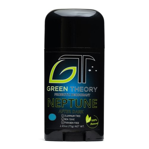 Green Theory Neptune Probiotic Natural Deodorant - Men's Solid 2.65 Ounce Stick - Non-Toxic, Aluminum Free