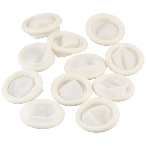 Bertech General-Purpose Latex Finger Cots, Powder-Free, Medium, White, Natural (Pack of 1440)