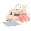 Meri Meri Ice Cream Van Bunny Mini Suitcase Doll (Pack of 1) - Easter