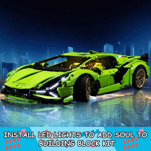 Mililier LED Light Kit for Lego Sián FKP 37 42115 Set, Compatible with Lego 42115 Building Blocks Model(Not Include Blocks Set)