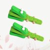 SUPVOX 2pcs Wood Hand Clappers: Wooden Crocodile Castanet Noise Makers - Long Handle Design for Easy Grasping, Musical Instruments for Sensory Play and Development