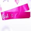 Generic Birthday Girl Sash, Birthday Sash for Girls, Birthday Girl Sash for Women, Birthday Gifts for Women, Hot Pink and Silver Birthday Party Decorations and Supplies