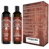 Beard Wash & Beard Conditioner Set w/Argan & Jojoba Oils - Softens & Strengthens - Natural Sandalwood Scent - Beard Shampoo w/Beard Oil (10oz)
