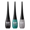 Ruby Kisses I-Bling Liquid Eyeliner 3 PACK (Glitz N' Black,Glitz N' Green,Disco Ball)