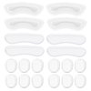 Heel Grips, 8PCS Heel Inserts, 12PCS Shoe Inserts, Gel Heel Cushion Inserts for Women Men, Adhesive Shoe Pads for Loose Shoes, Heel Slipping, Rubbing