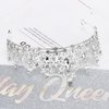 Atoden Birthday Crown and Birthday Queen Sash Silver Tiara Birthday Girl Crystal Crown Princess Birthday Party Decorations Rhinestone Happy Birthday Accessories for Party Birthday Gifts