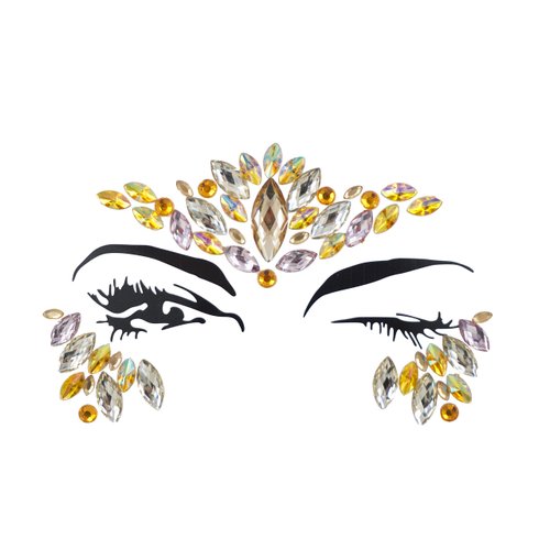 women mermaid face gems make up face jewels body glitter rhinestone rave festival face body temporary tattoos for music festivals bohemian felf-adhesive crystal sticker