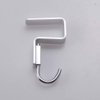 Hdtyyln 2 Pack Student Desk Space Aluminium Alloy Nail-Free Hook Office Bag Hook Clothes Hook (2cm/0.78",Suitable for 1.9 cm/0.74" Thick Plate)