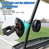 Roykaw Golf Cart Fan Portable USB Input Compatible with EZGO Club Car Yamaha, 3-speed Settings, 360 Degree Rotation, Long Lasting, Low Noise Designed, Quick Release & Won't Fall off