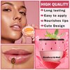 LZXLUKGIR 4PCS Honey Lip Balm Hydrating Honey Lip Mask Overnight Propolis Bee Balm Lip Balm Prevention Dry and Cracked Lip Scrub Exfoliator (Honey+Strawberry+Coconut+Watermelon)