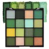 AMY'S DIARY Green Eyeshadow Palette Green Glitter Makeup,Forest Green Yellow 16 Colors Matte Glitter Eyeshadow Long Lasting Colorful Eye Shadow Plattet for Christmas Women Girls