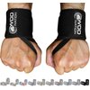 WOD Nation Wrist Wraps for Weightlifting, 12” Professional Gym Wrist Straps w/Thumb Loop, Wrist Wraps for Men & Women, Wrist Support Wraps for Strength Training, Powerlifting & Bodybuilding (Black)