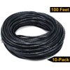 iMBAPrice 3' Cat5e Network Ethernet Patch Cable, 10 Pack, Black (IMBA-CAT5-03BK-10PK)