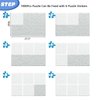 Puzzle Glue Sheets for 6 X 1000 Puzzles, 36 Puzzle Saver Sheets Peel & Stick, Puzzle Saver No Stress & No Mess, Clear Puzzle Sticker Sheets Preserve Your Puzzles with 12 Adhesive Hangers & 1 Scraper