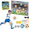 RedCrab Soccer Ball Game Set for Kids, Soccer Practice Equipment for Toddlers, Soccer Toys with 2 Football, 1 Flannel Target, Soccer Ball Game Indoor Outdoor Backyard for Kids Birthday