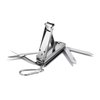 Nail Clippers Nail Cutter, 5in1 Multi Nail Clip with Key Chain - Nose Hair Scissors, Nail Files, Screwdriver, Mini Toenail & Fingernail Clippers Suitable for Travel, Fishing, Hiking, Camping