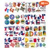 Texas State Map Flag Pride Stickers Temporary Tattoos Themed Birthday Party Decorations Favors Supplies Decor (80 PCS) Cute USA Houston Tattoo Sticker Gifts for Kids Boys Girls School Prizes Carnival