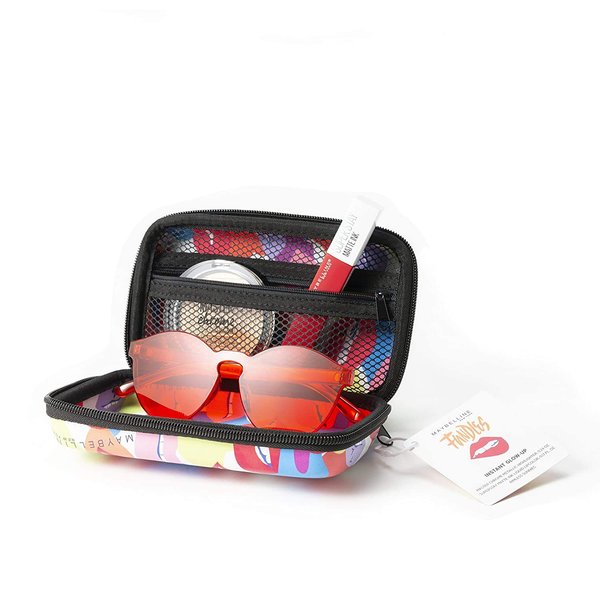 Maybelline New York Limited-Edition Fundles Instant Glow-Up w/ Master Chrome Highlighter, SuperStay Matte Ink Liquid Lipstick and Rimless Sunnies