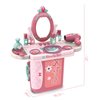 Shape28 3 in 1 45 Pcs Pretend Makeup Case Beauty Salon Toy Play Set for Girls Dress Up and Pretend Play Kids Makeup Kit with Cosmetic Case Beauty Mirror Hairbrush Pretend Nail Polish Kids Jewelry