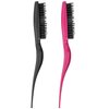 2 Pcs Teasing Brush Boar Bristle Hair Brush for Volume Hair Scalp Massage, Teasing Brush with Tail Handle for Back Brushing, Back Combing, Creating Volume, Teasing and Slicking Your Hair Back
