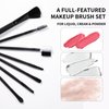 YBUETE Makeup Set for Girls Teens Women, Full Face Makeup Kit, Travel Makeup Kit, Makeup Present Set, Eyeshadow Foundation, Blusher Counter Stick, Pencil Eyeliner Lip Gloss, Makeup Brushes Sponge Bag