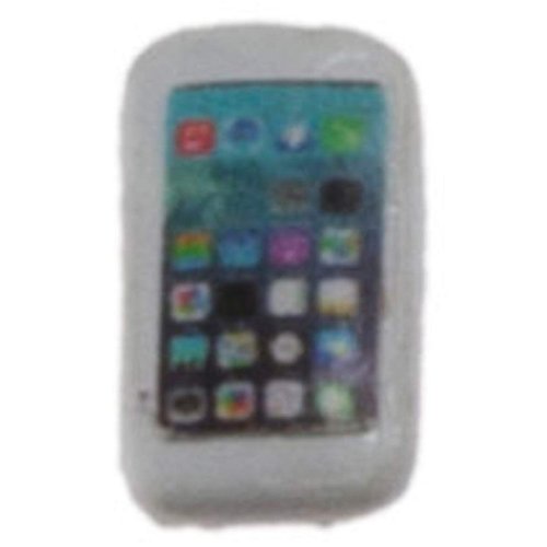 Melody Jane Dolls Houses House Miniature Modern 1:12 Scale Accessory Mobile Cell Phone in White