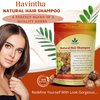 Havintha Natural Hair Shampoo with Amla, Reetha, Shikakai and Methi dana Powder for hair wash - 8 ounce | 0.5 pound | 227 grams (Pack of 1)