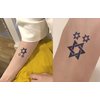 Star of David Israel Judaism Jewish Waterproof Water Resistant Fake Body Art Set Temporary Tattoo Stickers (3 PCS/SET)