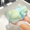Loofah Sponge Luffas Shower Puff Pouf Ball Exfoliating Body Back Scrubber for Men&Women(3-Pack)
