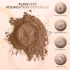 Sweet Face Minerals (Cocoa) (20gm Jar) FOUNDATION Mineral Makeup with SPF 18+, Full Coverage Matte Loose Powder, Bare Face Cosmetics