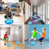 Camlinbo Hover Soccer Ball Toys Gifts for Kids, Rechargeable Soccer Ball Toys Indoor Floating Soccer with LED Light Soccer Ball Game Toy Christmas Birthday Gifts for 3 4 5 6 7 8+ Years Boy Girl (Blue)