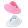 SUKPSY 4 Pcs Soft Rubber Nail Polish Bottle Holder Anti-spill Bottle Stand Manicure Display Tools Nail Art Supplies for Nail Organizer Display
