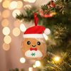 6 Pcs Mini Plush Christmas Ornaments 3.15’’ Cute Plush Ornament for Christmas Tree Decoration, Collectible Soft & Squishy Small Stuffed Animal Toy - Stocking Stuffers, Gift for Kids