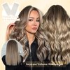 Full Shine Balayage Tape in Hair Extensions Human Hair 12 Inch Short Skin Weft Tape Hair Tape Color 1B Fading to 6 And 27 Blonde Extensions Glue in Real Hair 20 Pieces 30 Grams Tape in Hair