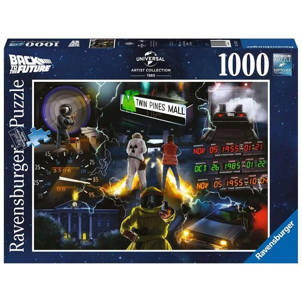 Ravensburger Puzzle Back to The Future-1000-Piece Universal Vault Puzzle for Adults and Children from 14 Years